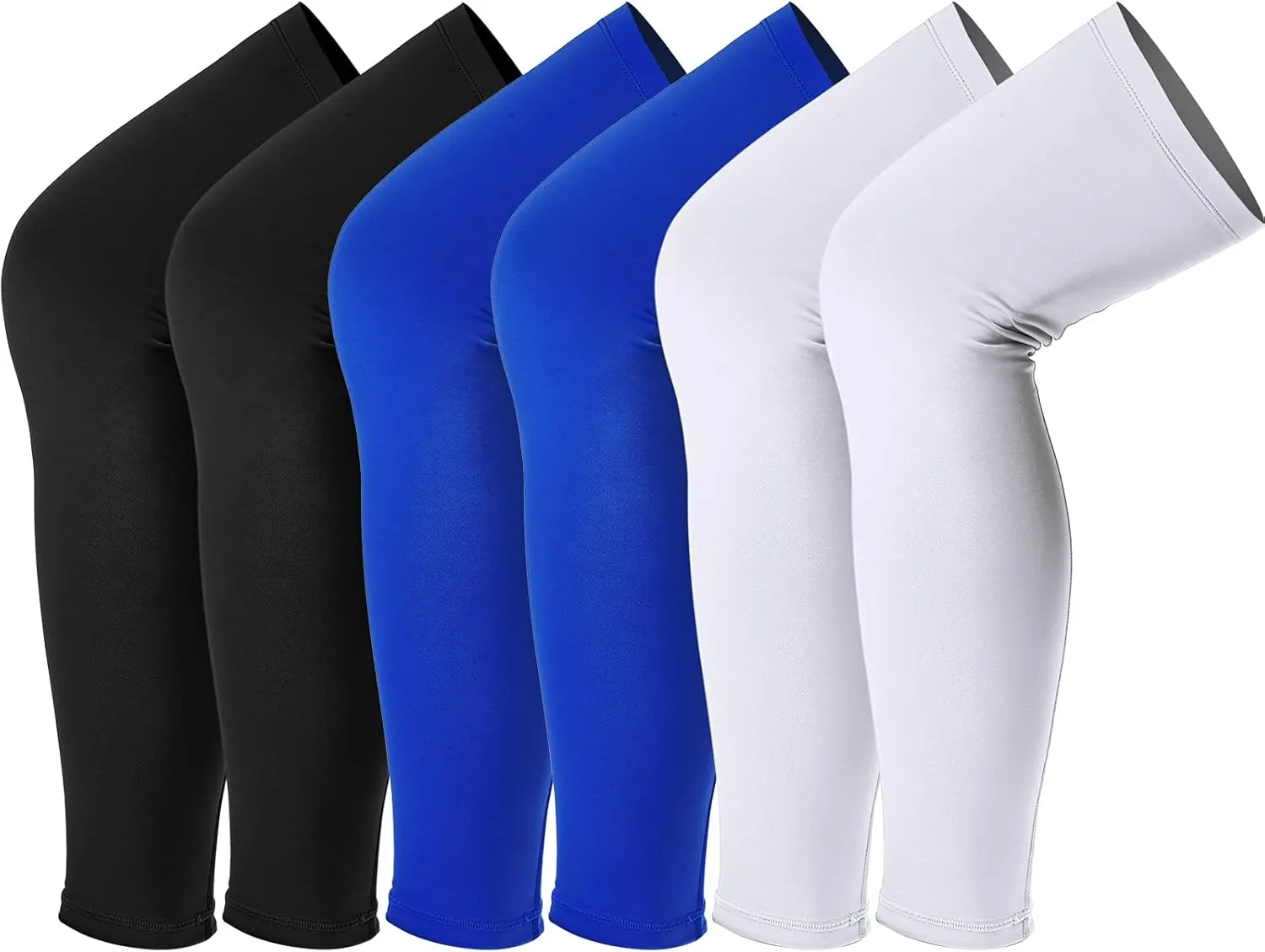 Leg Sleeves Compression Long Knee Sleeve UV Protect for Men Women Sport Basketball Football