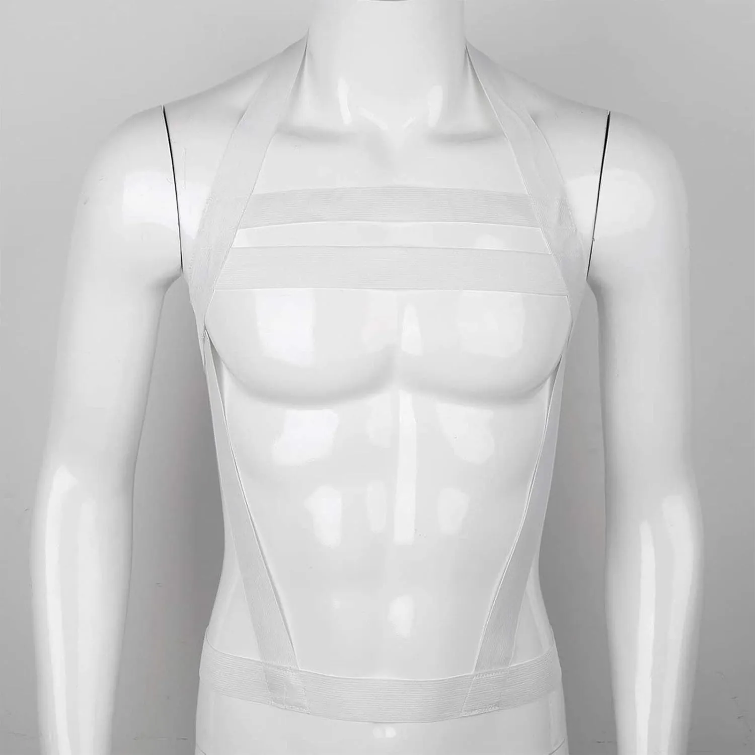 Man Harness Belt Strong Nylon Body Chest Elastic Shoulder Strap Club Wear Costume