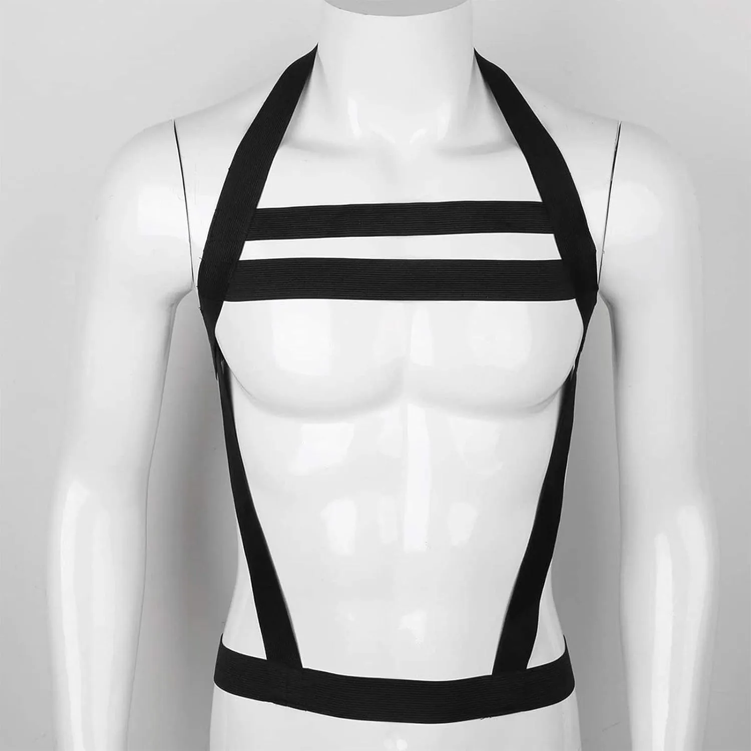 Man Harness Belt Strong Nylon Body Chest Elastic Shoulder Strap Club Wear Costume