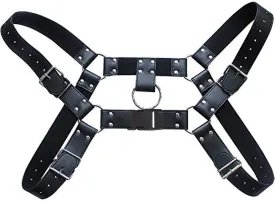 Men's Faux Leather Body Chest Harness Belt Shoulder Cage Belt Party Costume