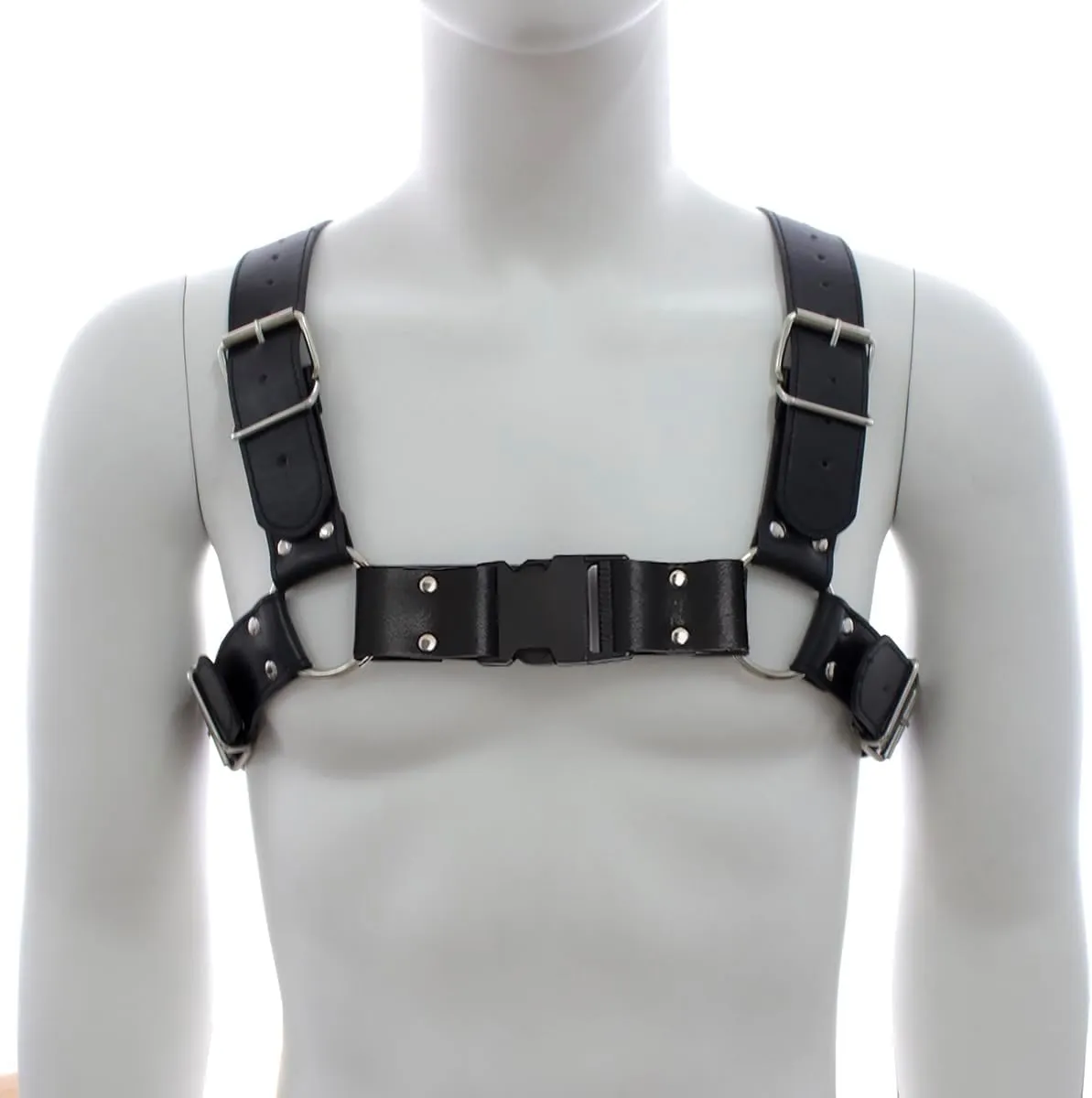 Men's Faux Leather Body Chest Harness Belt Shoulder Cage Belt Party Costume