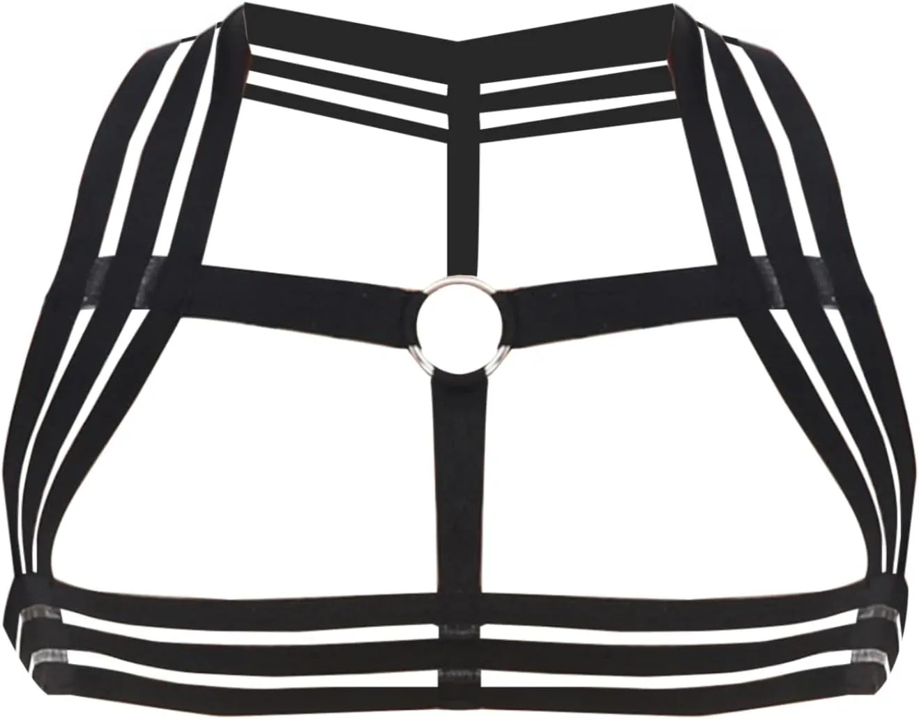 Mens Harness Belt Nylon Elastic Body Shoulder Strap Sexy Halter Club Wear Cosplay Costume