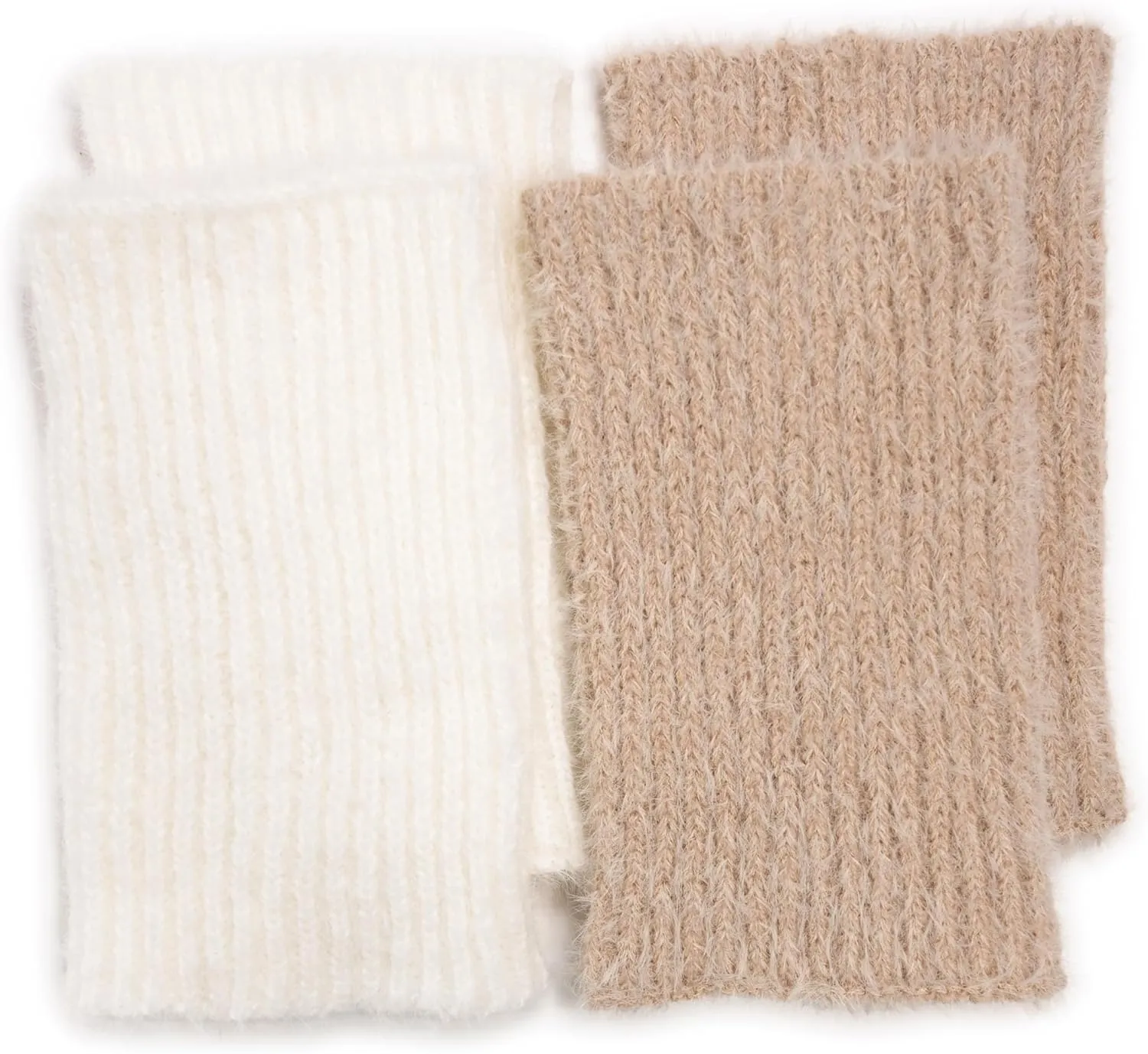 MUK LUKS Women's 2-Pair Fuzzy Boot Warmers