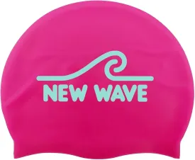 New Wave Swim Cap - Silicone (Pink)