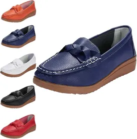 Orthopedic Shoes for Women - 2024 New Women's Orthopedic Slip On Anti-Skid Shoes (Blue,7.5)