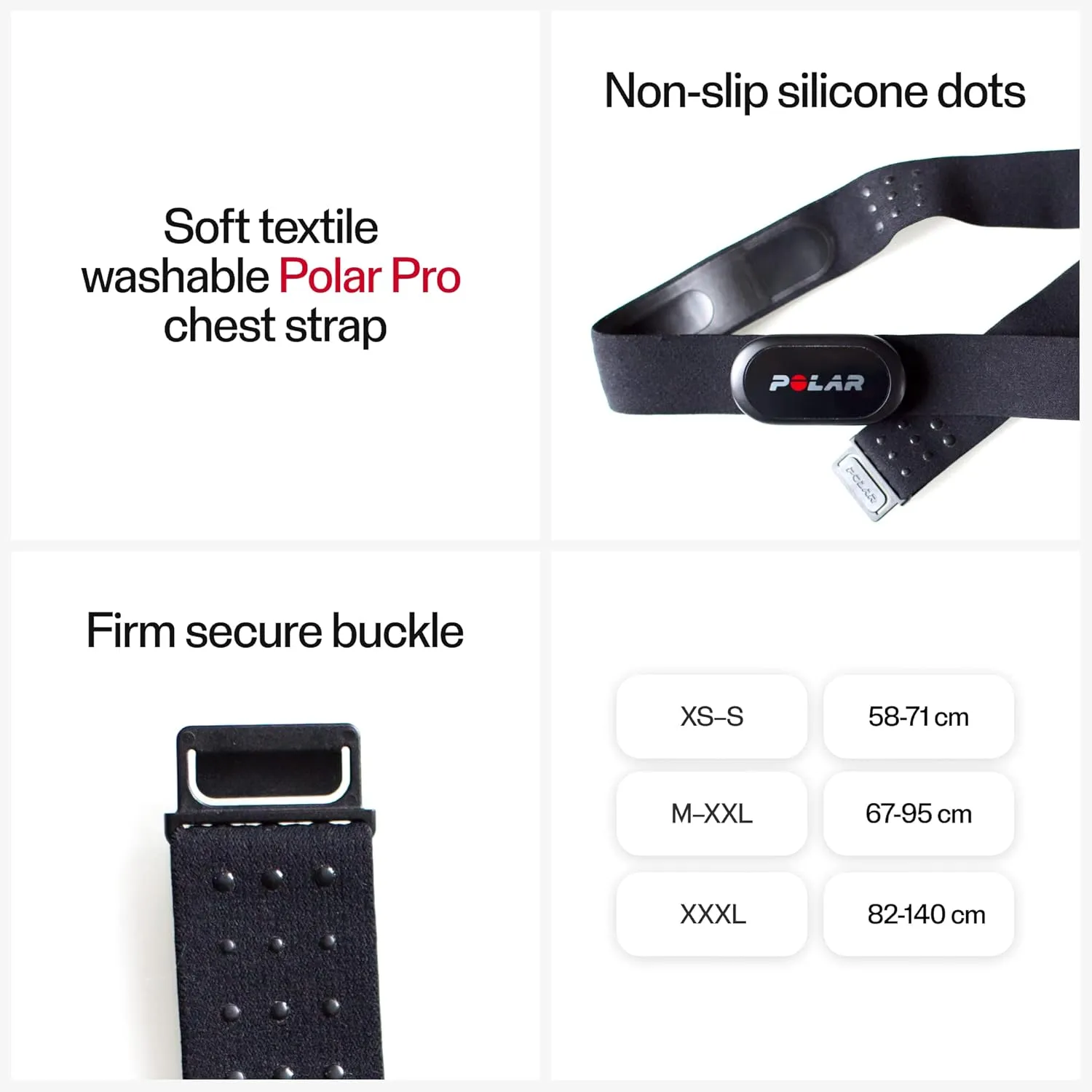 Polar Pro Chest Strap - Heart Rate Monitor Belt