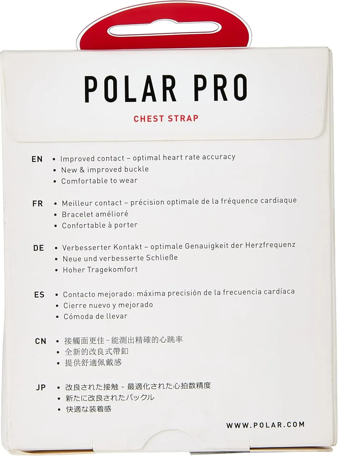 Polar Pro Chest Strap - Heart Rate Monitor Belt