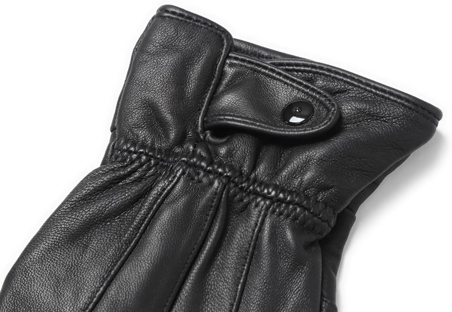 REED Men's Genuine Leather Warm Lined Driving Gloves - Touchscreen Texting Compatible