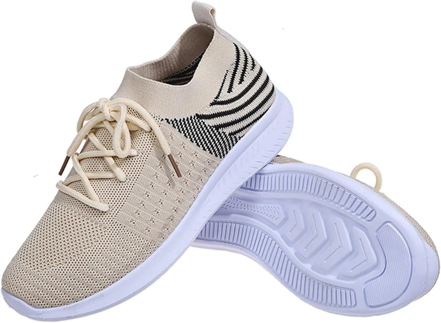 SBGMoSJ Running Shoes for Women Wide Toe Box Women's Slip On Tennis Shoes Size 8 Hiking Shoes for Women Extra Wide White Sneakers for Women Womens Black Sneakers Wide Width