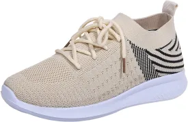 SBGMoSJ Running Shoes for Women Wide Toe Box Women's Slip On Tennis Shoes Size 8 Hiking Shoes for Women Extra Wide White Sneakers for Women Womens Black Sneakers Wide Width