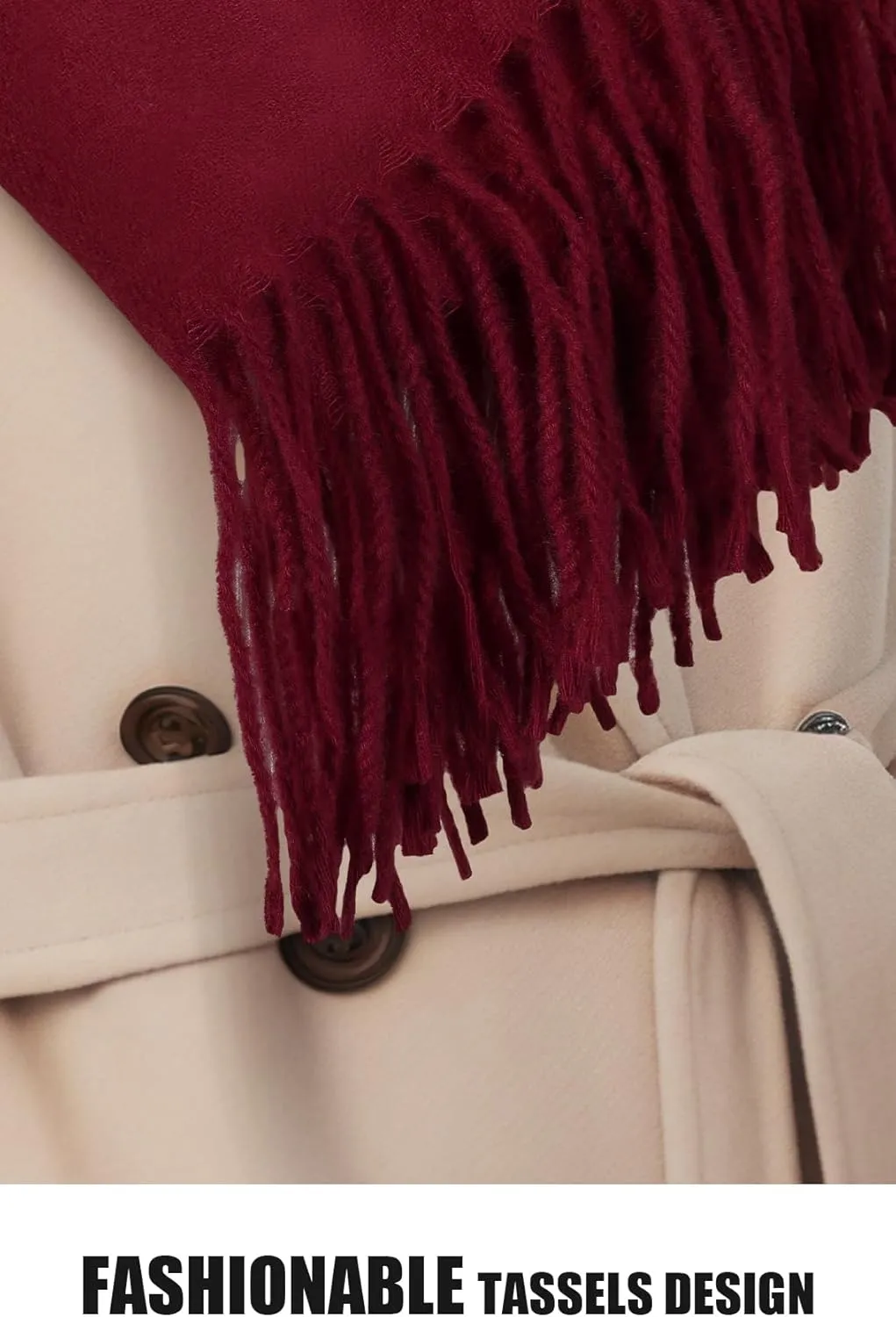 Scarf for Women - Women's Fall Winter Scarfs, Pashmina Shawl Wraps for Women, Long Blanket Scarf for Evening Dresses