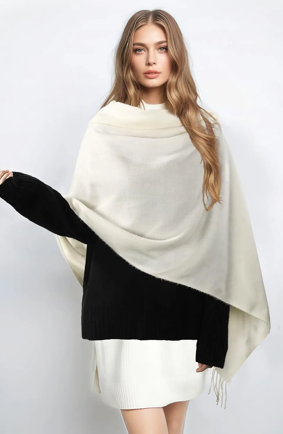 Scarf for Women - Women's Fall Winter Scarfs, Pashmina Shawl Wraps for Women, Long Blanket Scarf for Evening Dresses