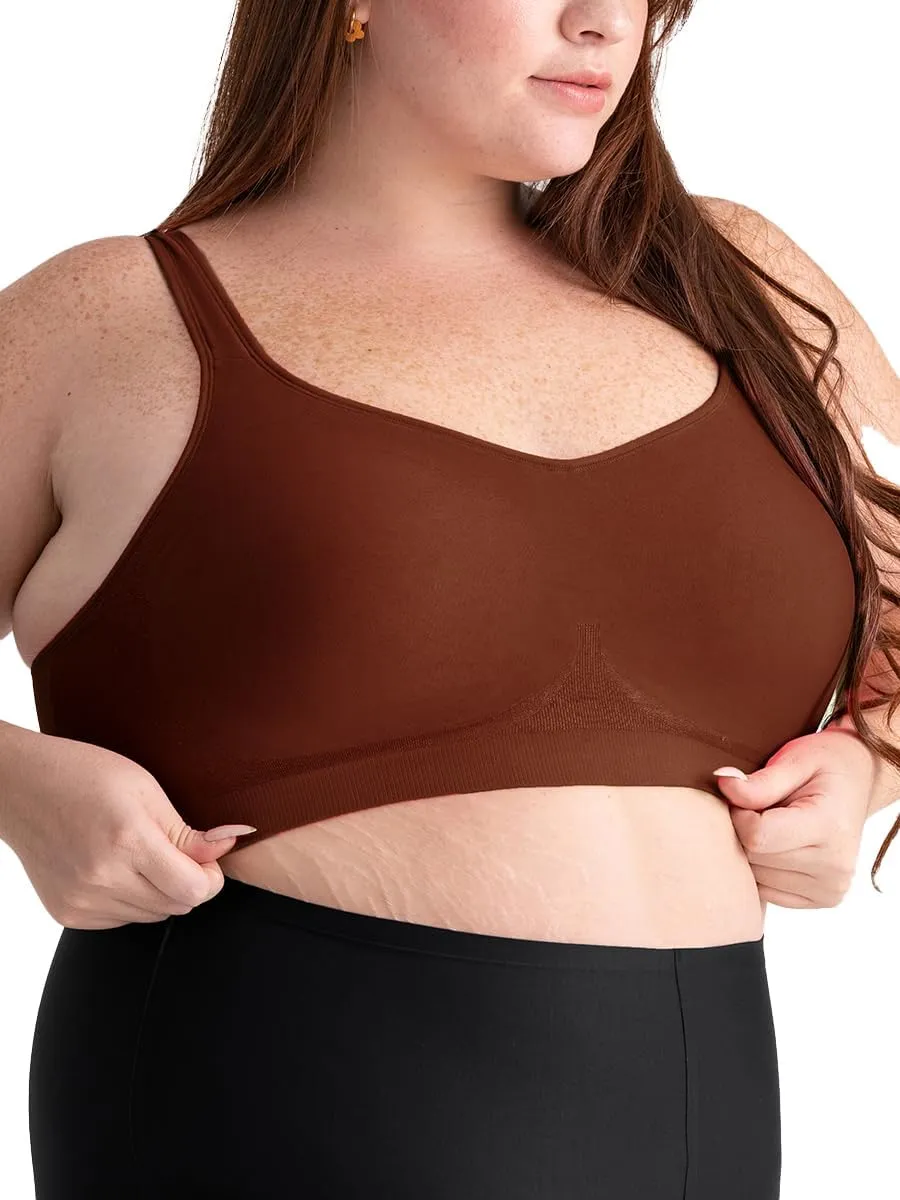 SHAPERMINT Bras for Women - Bras for Women no Underwire, Bralettes for Women Plus Size, Wireless Push up Bra