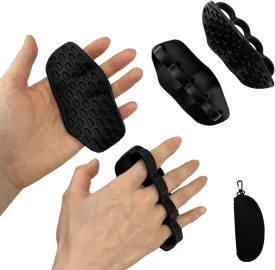 Silicone Weight Lifting Grips Pads  Palm Protector Gloves for Men & Women  Ergonomic Anti-Slip Thin Grip Pads for Deadlifts, Pull-Ups, Gym Training