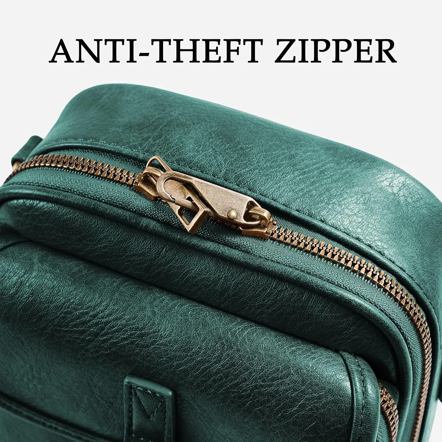 Small Messenger Bag Vegan Leather Crossbody Bag for Women Men, Vintage Cross Body Shoulder Purse with Card Slots