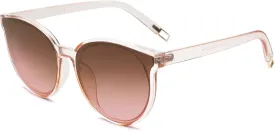 SOJOS Oversized Round Sunglasses for Women and Men