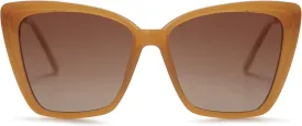 SOJOS Trendy Polarized Sunglasses For Women Retro Womens Oversized Square Cat Eye Sun Glasses UV Protection SJ2206