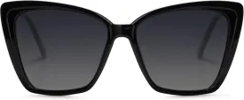 SOJOS Trendy Polarized Sunglasses For Women Retro Womens Oversized Square Cat Eye Sun Glasses UV Protection SJ2206