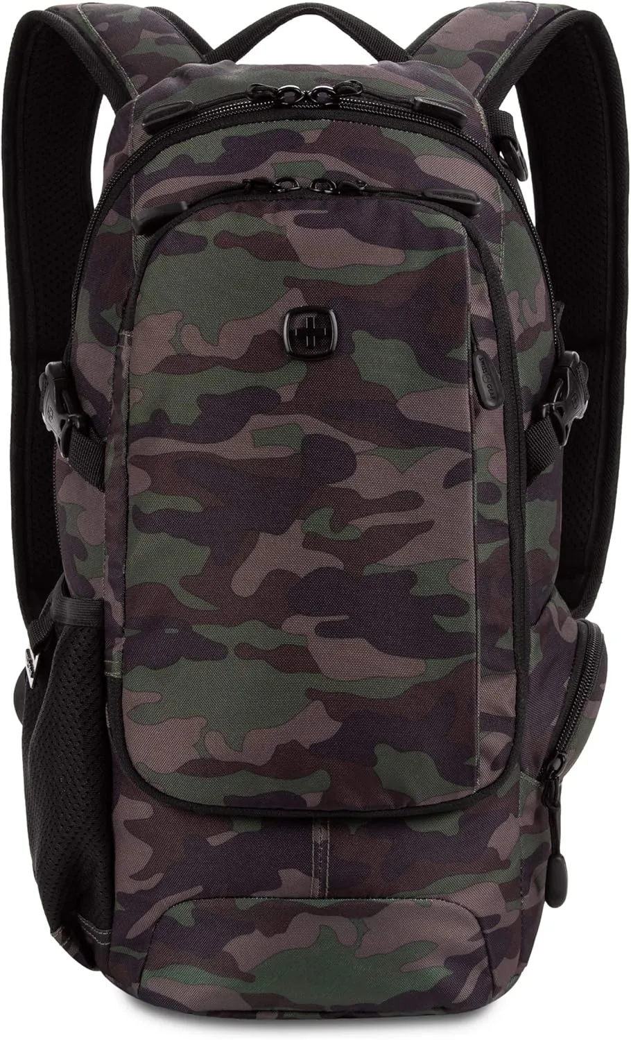 SwissGear 3598 Backpack Narrow Daypack, Camo/Green, 18-Inch