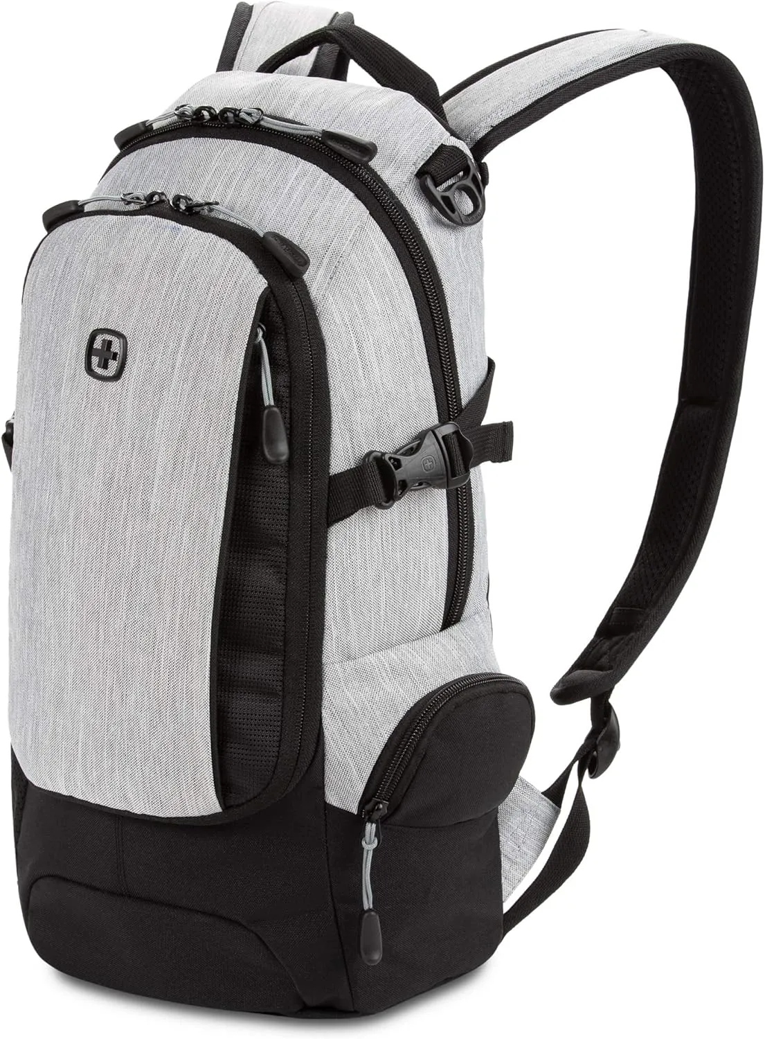 SwissGear 3598 Backpack Narrow Daypack, Light Grey/Heather, 18-Inch