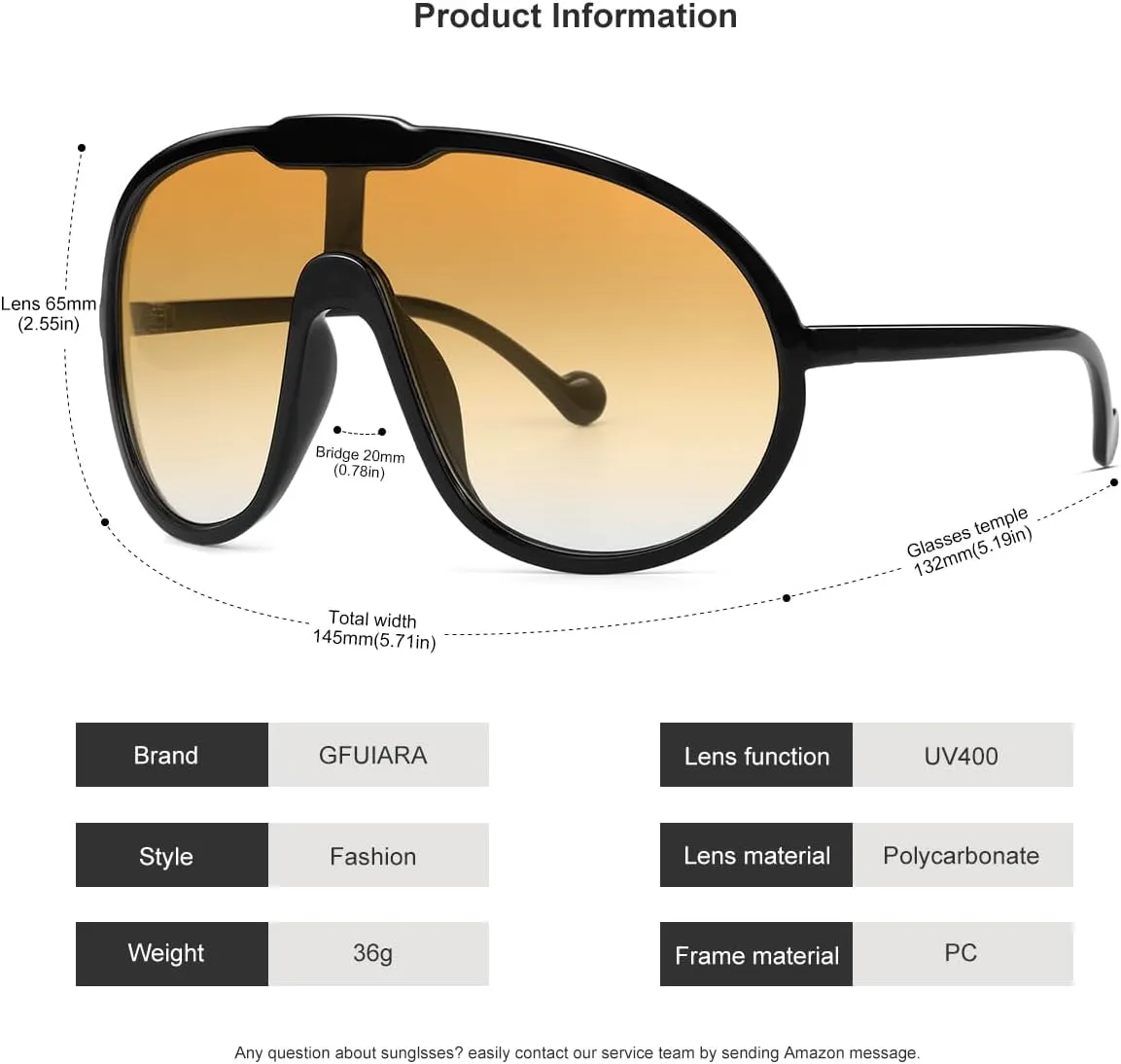 Trendy Oversized Sunglasses for Women Men Fashion Shield Aviator Sun Glasses UV400 Protection Goggles