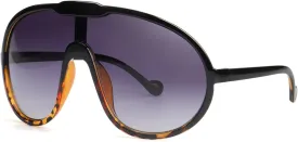 Trendy Oversized Sunglasses for Women Men Fashion Shield Aviator Sun Glasses UV400 Protection Goggles