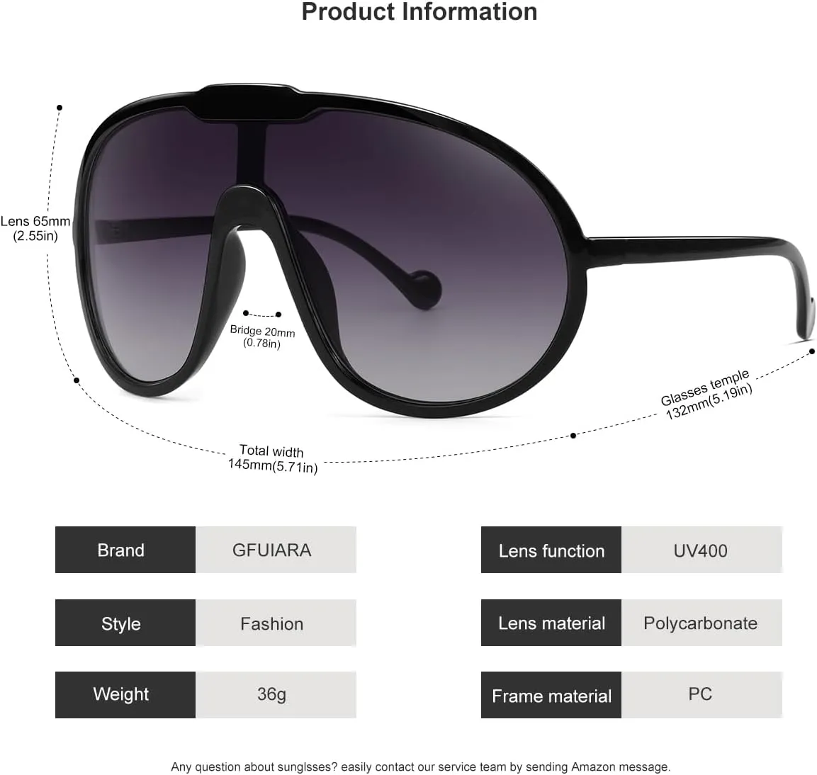 Trendy Oversized Sunglasses for Women Men Fashion Shield Aviator Sun Glasses UV400 Protection Goggles