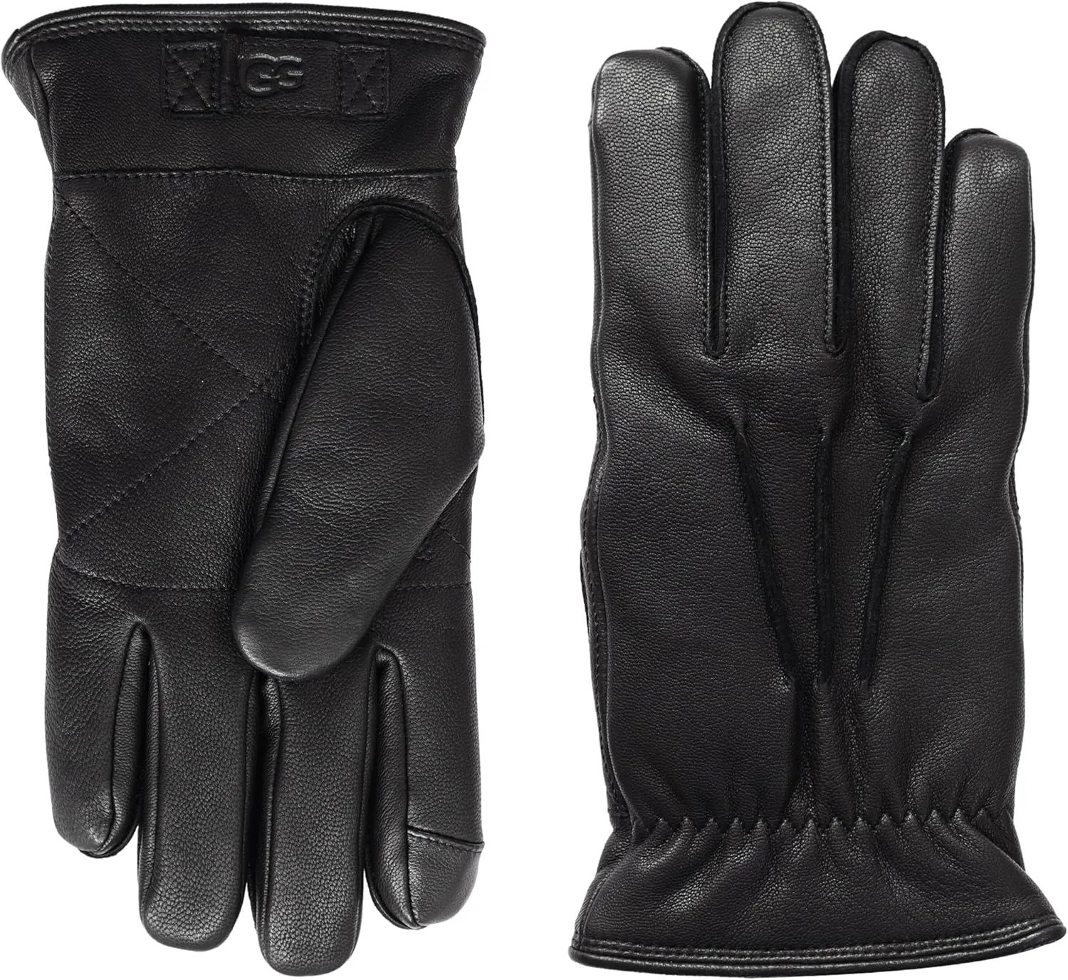 UGG mens 3 Point Leather Gloves