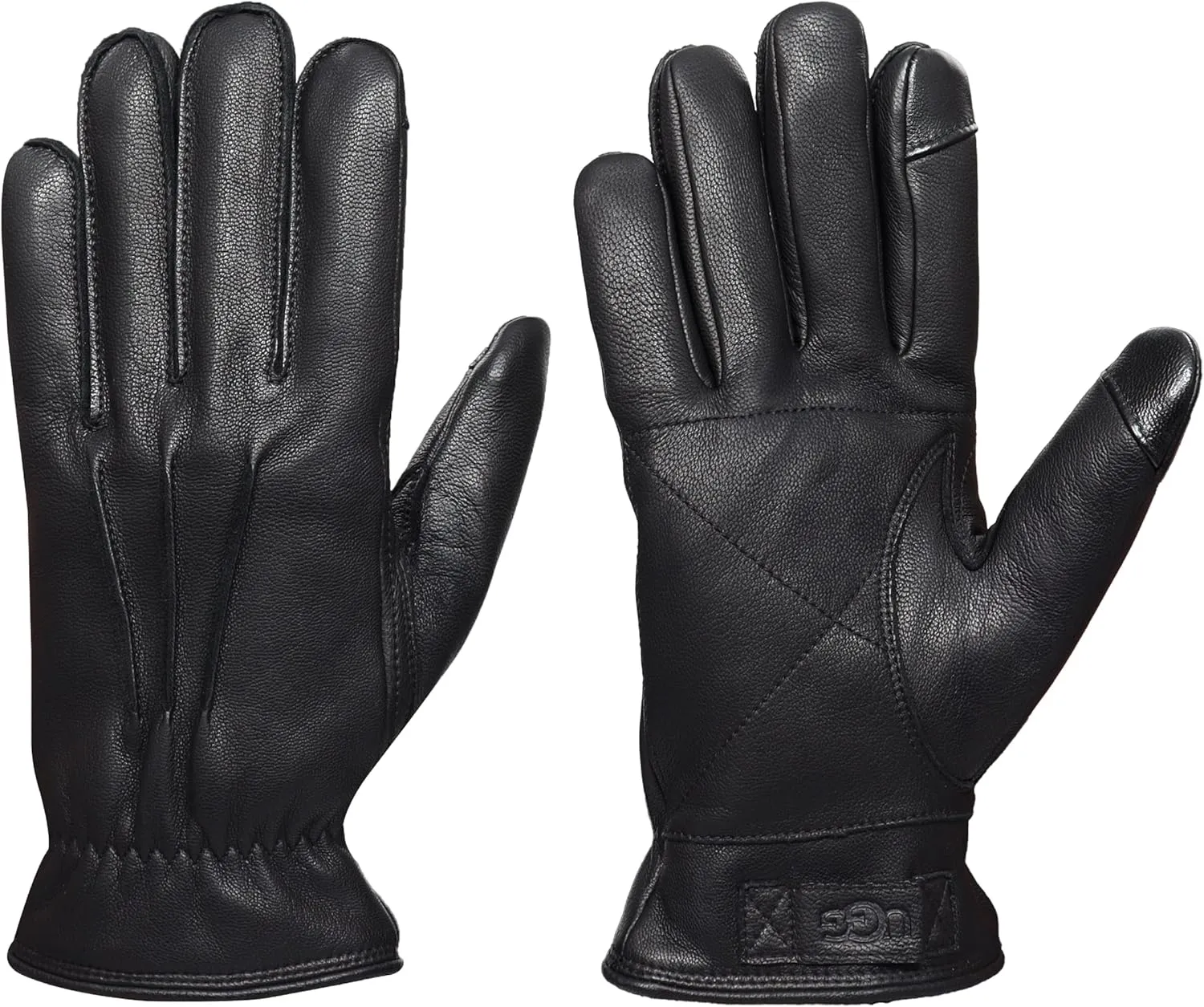 UGG mens 3 Point Leather Gloves