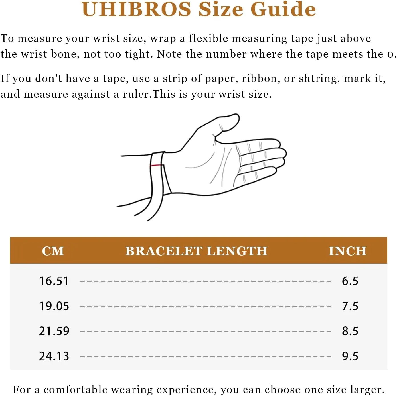 UHIBROS 316L Stainless Steel Chain Bracelet for Men Women, 18K Gold Sturdy Metal Link, Silver Black Cuban/Figaro/Paperclip/Rope Fashion Jewelry Set for Dad, Boyfriend, Husband, Girlfriend