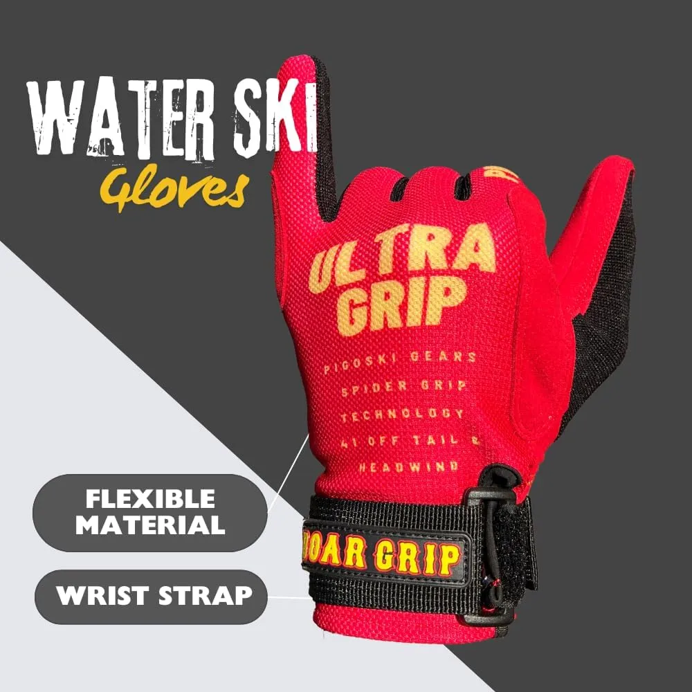 Ultra Lightweight Water Ski Gloves UV Protection Kayaking Gloves Men Women