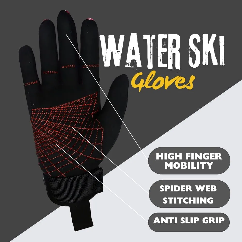 Ultra Lightweight Water Ski Gloves UV Protection Kayaking Gloves Men Women