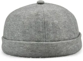 Unisex Cotton Brimless Beanie Hat Adjustable Trendy Skull Cap Sailor Cap