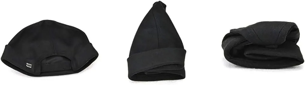 Unisex Cotton Brimless Beanie Hat Adjustable Trendy Skull Cap Sailor Cap