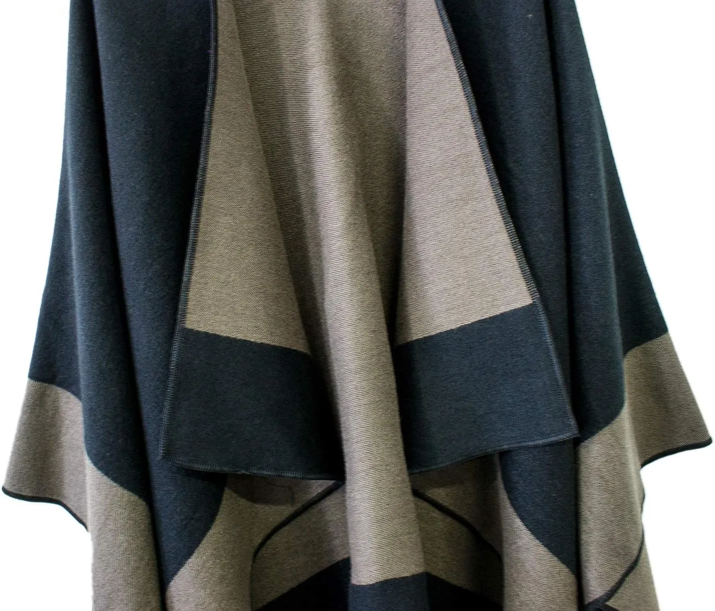 Urban CoCo Women's Shawl Wrap Poncho Ruana Cape Cardigan Open Front Coat for Fall Winter Holiday