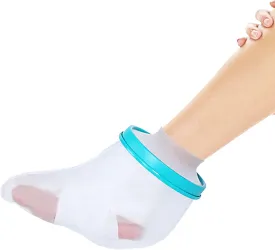 Waterproof Leg Cast Cover for Shower, Waterproof Foot Cast Cover Wound Protector Watertight Cast Bag Covers Keep Leg Cast Bandage Dry