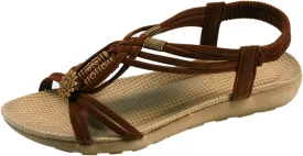 Women's Flat Espadrilles Sandals with Elastic Ankle Strap Comfortable Flatform Sandal Summer Slip on Beach Shoes Casual Vacation Sea Side Sandals for Women Womens Lightweight Summer Dressy Sandal