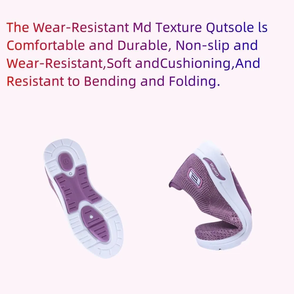 Womens Orthopedic Shoes Zapatos Ortopdicos para Mujer Hands Walking Shoe Free Slip on Mesh Slip On Diabetic Sneakers