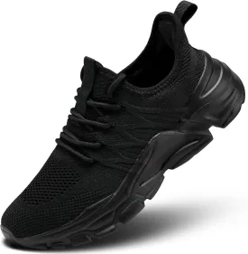 Womens Running Shoes Slip-on Walking Tennis Sneakers Lightweight Breathable Casual Soft Sole Mesh Workout Sports Shoes