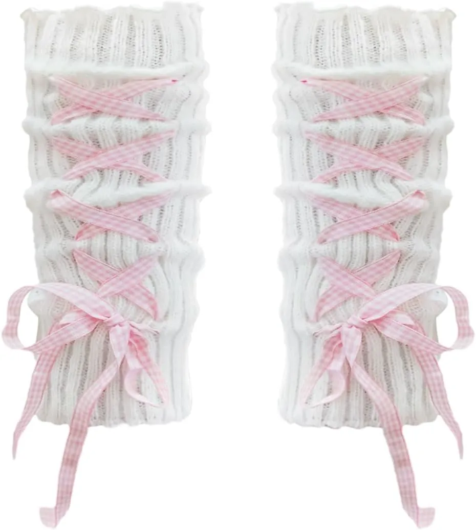 Women's Y2K 80s Leg Warmers Socks Rib Knit Boot Socks