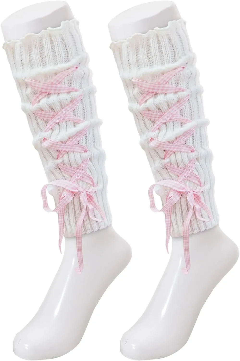 Women's Y2K 80s Leg Warmers Socks Rib Knit Boot Socks