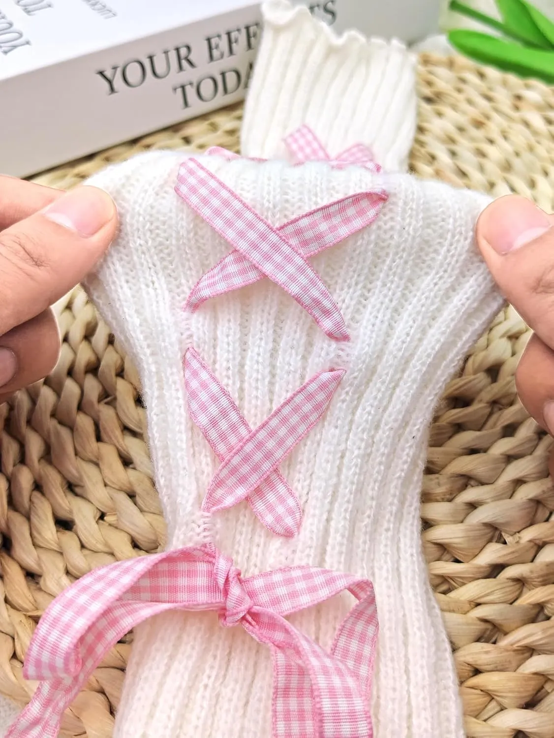 Women's Y2K 80s Leg Warmers Socks Rib Knit Boot Socks