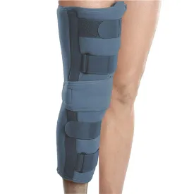 Wonder Care Knee Immobilizer Brace for Knee support for dislocation injuries ligament tear wraparound knee stabilizer splint for men & women (19 long) Grey-2XL
