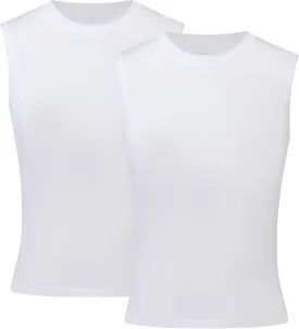 Youth Boys Compression Sleeveless Shirt Undershirts Workout Base Layer Vest Quick Dry Soccer Shirts